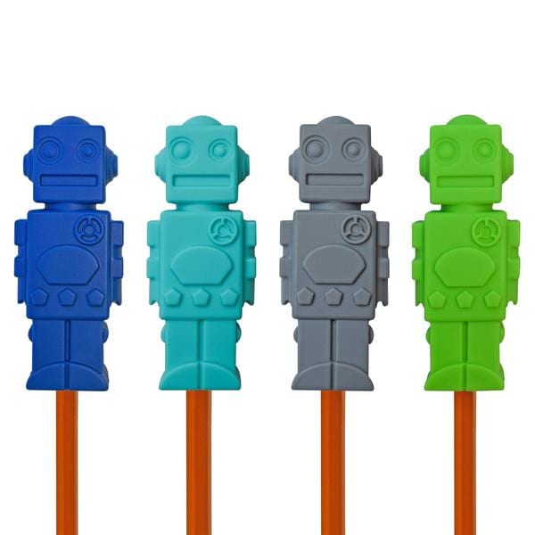 Munchables Sensory Pencil Toppers - Robot