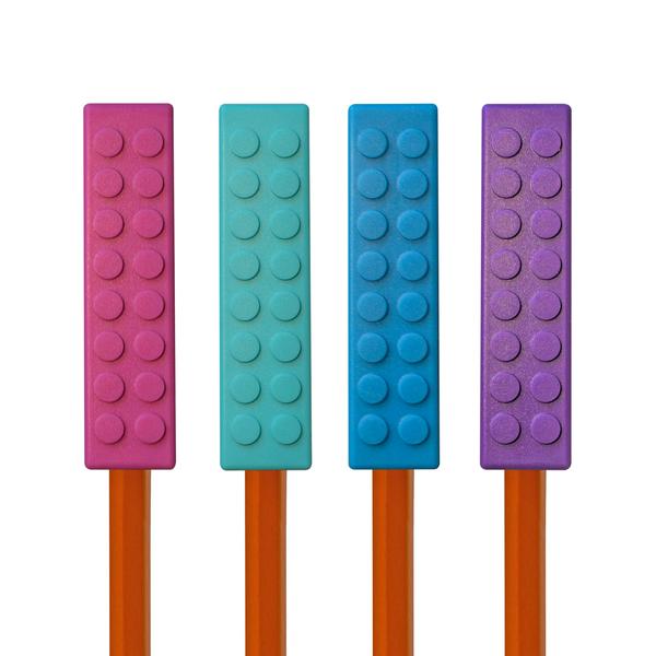 Munchables Sensory Pencil Toppers - Chew Blockz